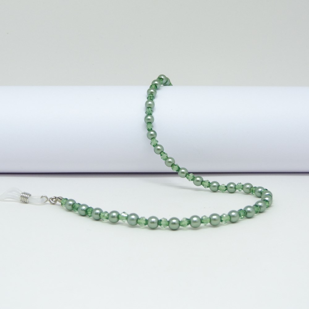 0100913-Cordão Perola Clássico Verde 5m FLAG 9 - Contém 3 Peças  - ENTREGA IMEDIATA   PRODUTO EM PROMOÇÃO