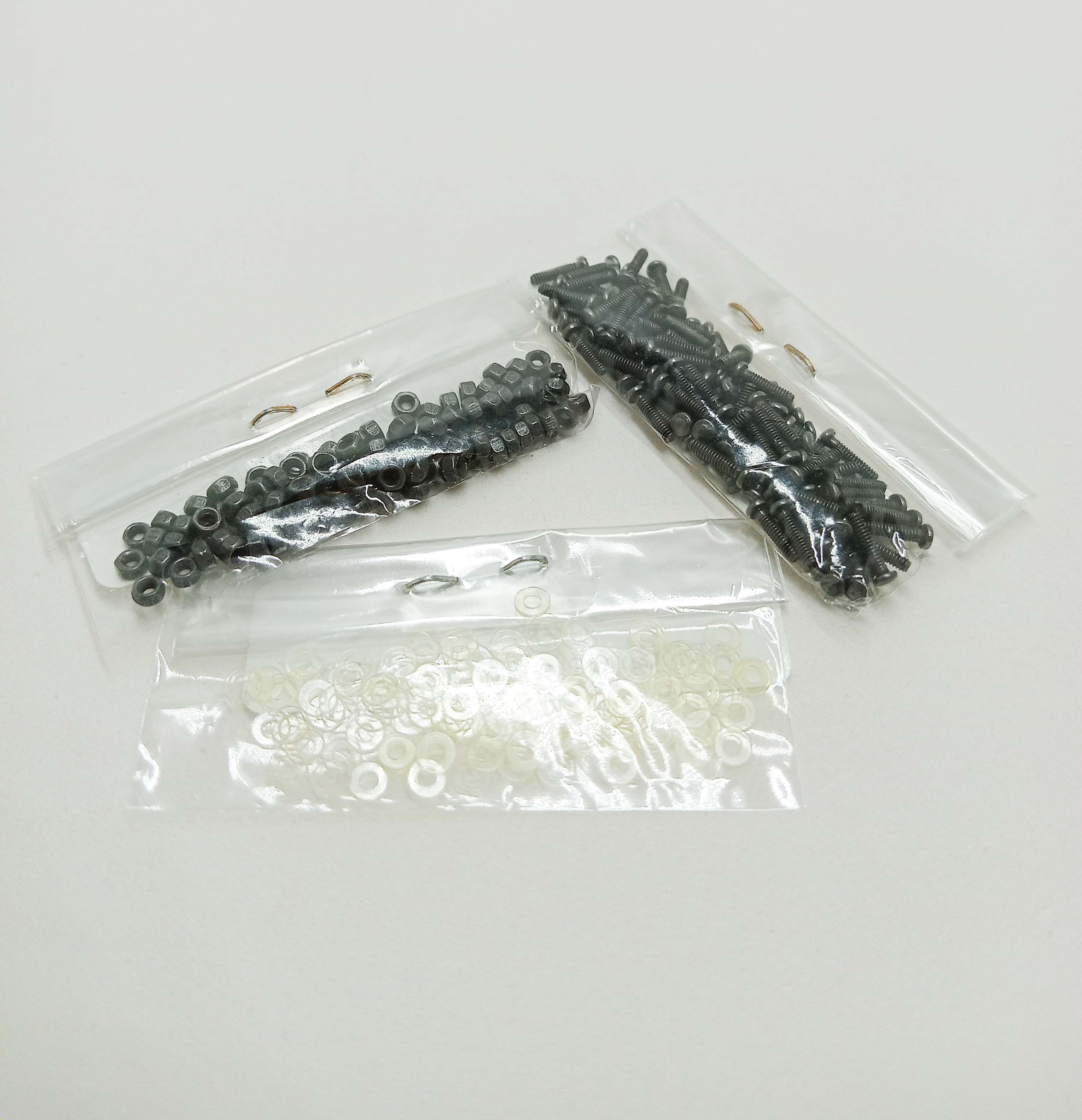 0107101-Parafuso Kit Parafuso+Porca+Arruela Nylon  ANTIGO 07KCB99 - Contém 300 Peças  - ENTREGA IMEDIATA