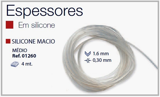 0201260-Espessura Fio Silicone SiliconeMd Mod1260 - Contém 4 Metros  - SOB ENCOMENDA