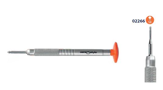 0202266-Chave Phillips 1,5mm AlumínioLaranja Mod2266 - Contém 1 Peça  - ENTREGA IMEDIATA