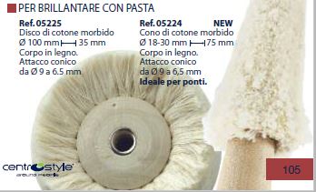 0205224-Disco Cone de Algodão Lustrar Mod5224 FLAG 9 - Contém 1 Peça  - ENTREGA IMEDIATA   PRODUTO EM PROMOÇÃO