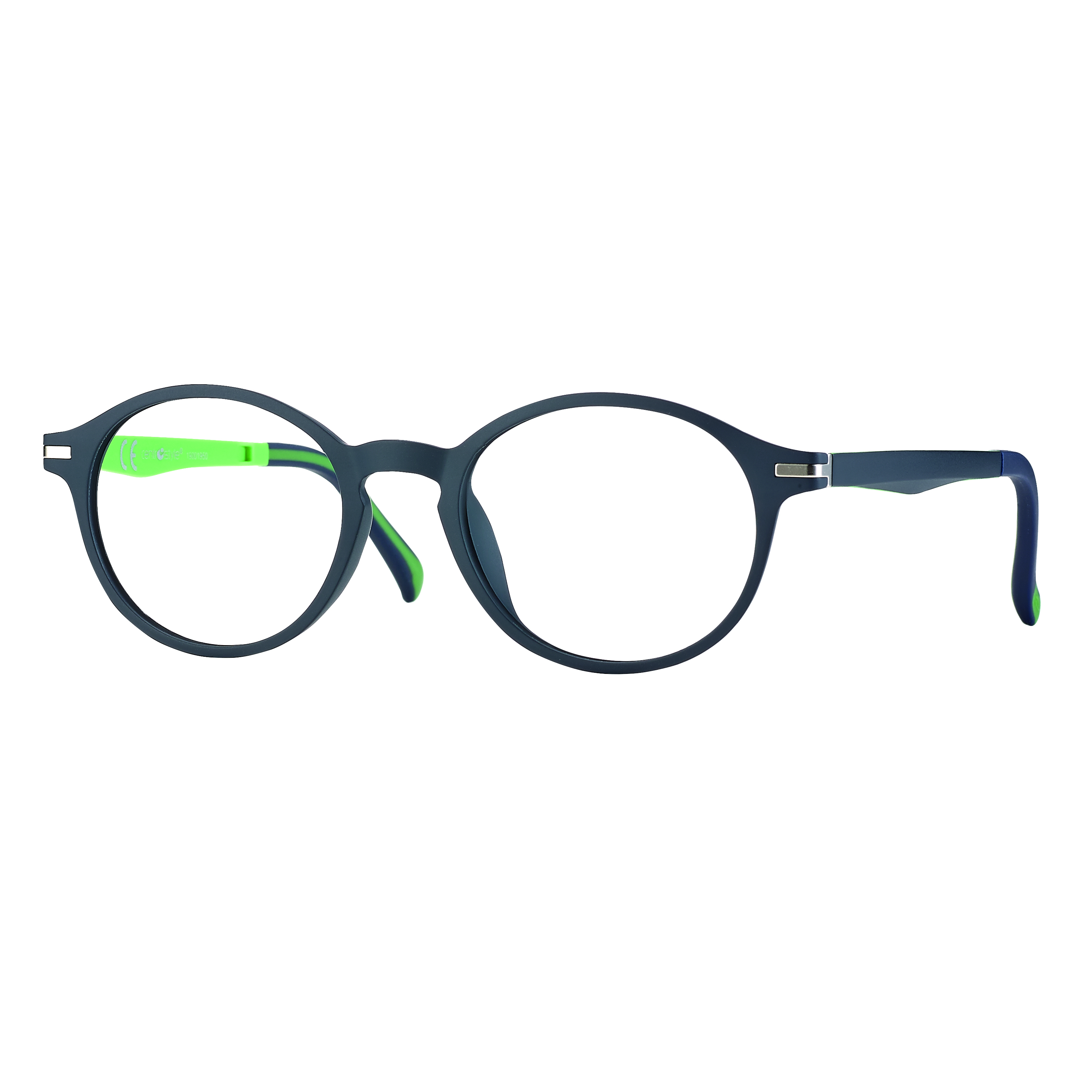 02F007846145000N-Armação Ultem +2Clipon 46 Preto/Verde Fosco Mod F007846145000 - Contém 1 Peça  - SOB ENCOMENDA