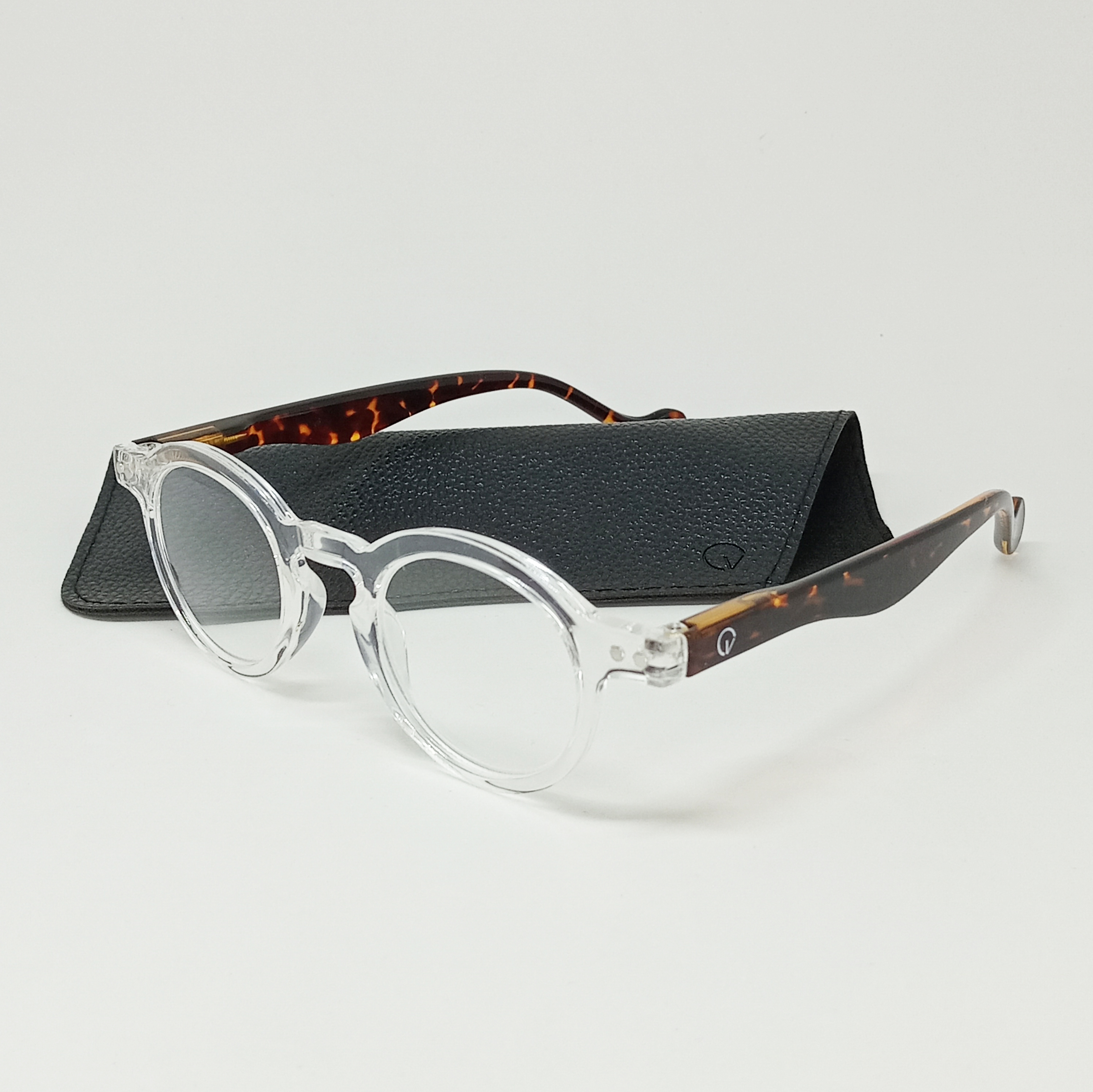 0860064-Óculos Leitura [08] Redondo Incolor/Demi +2,50 Vanin - Contém 1 Peça  - ENTREGA IMEDIATA