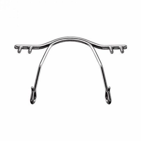 Ponte para Balgriff/Flutuante, Fixação Pino Plástico, em Titânio/Aço