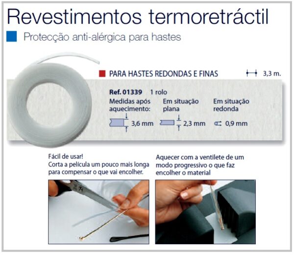 Revestimento para Haste Metal, Termoretrátil