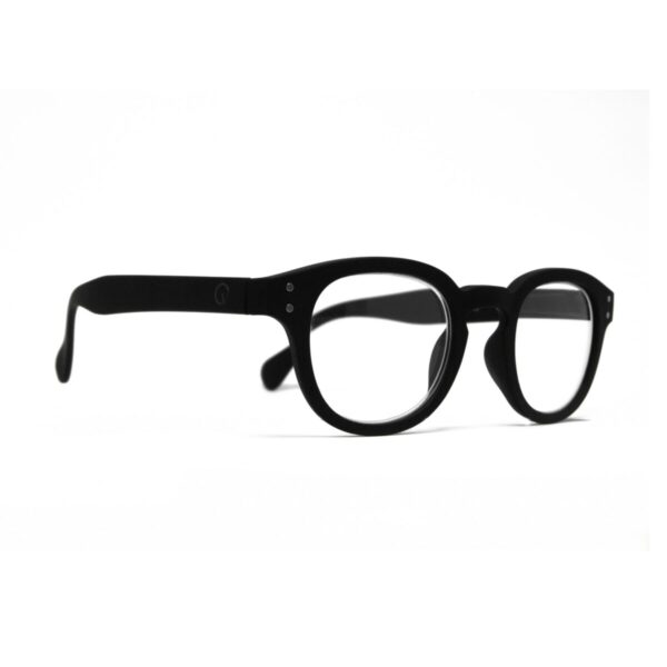Óculos de leitura oval preto